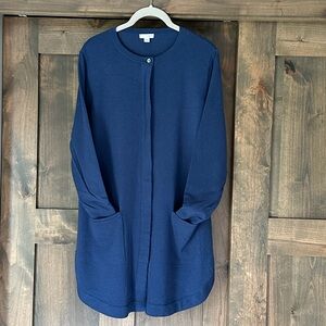 J.Jill Women’s Long Sleeve Button Down Tunic Sweater